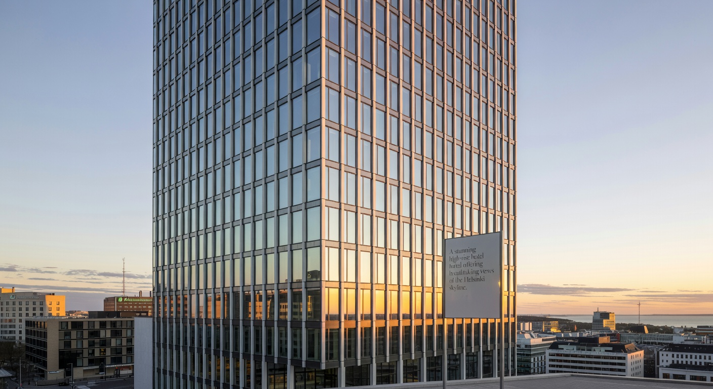 Clarion Hotel Helsinki tall building exterior