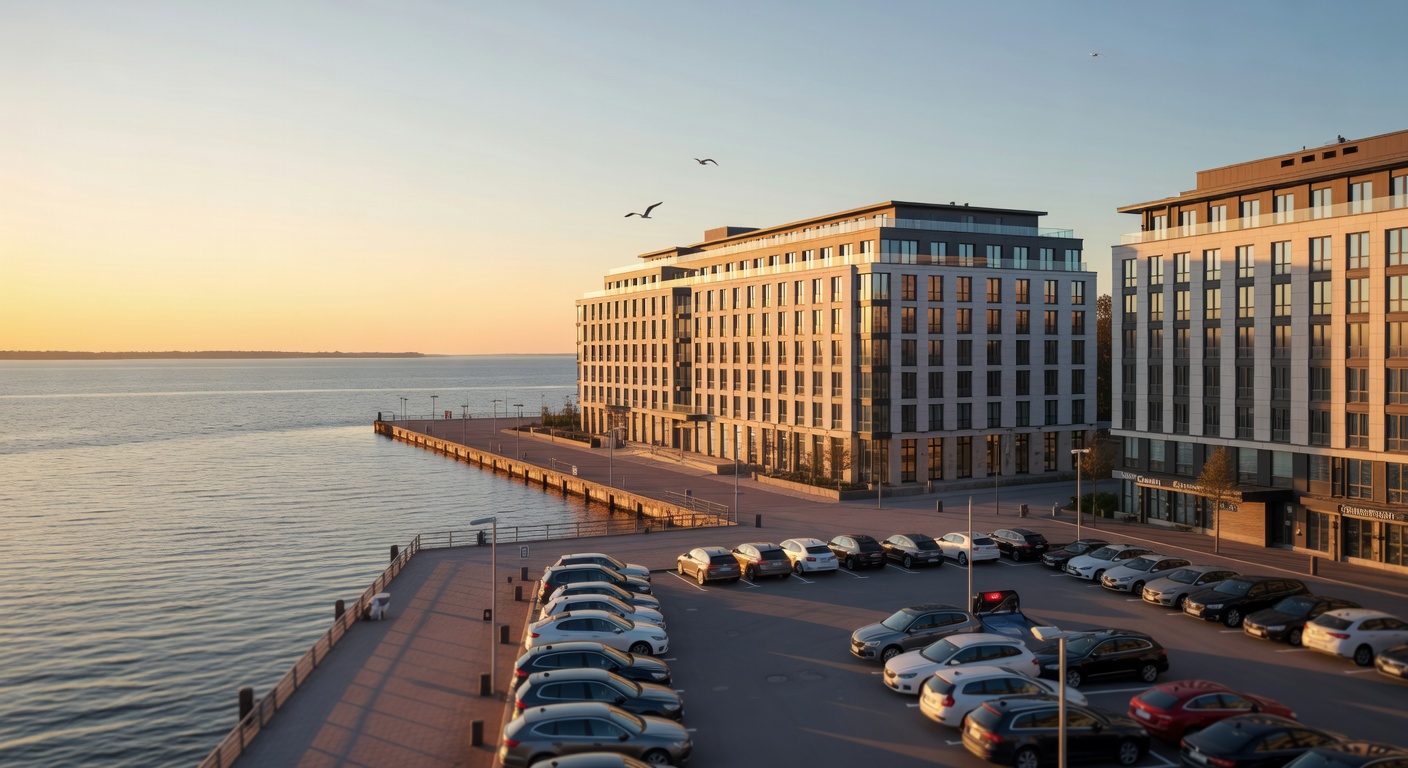 Radisson Blu Seaside Hotel waterfront area